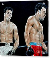 Muhammad Ali Vs George Foreman Acrylic Print