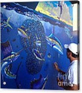 Mural In Stuart Acrylic Print