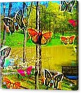 My Butterflies Acrylic Print