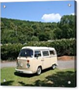 My Dads #westfalia #vw #vdub #vwbus Acrylic Print