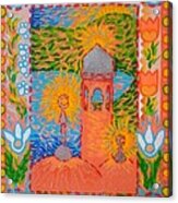 My Norwegian Folk Art Masjid Acrylic Print