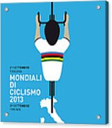 My World Championships Minimal Poster Acrylic Print