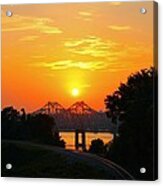 Natchez Sunset Acrylic Print