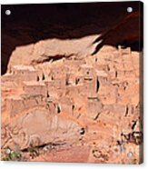 Navajo National Monument Kiet Siel Ruins Overview Acrylic Print