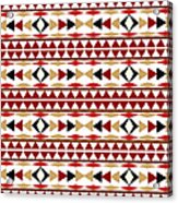 Navajo White Pattern Acrylic Print