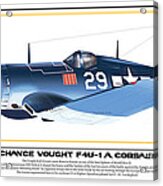 Navy Corsair 29 Acrylic Print