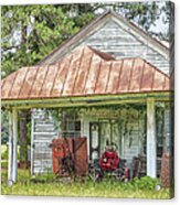 N.c. Tractor Shed - Photography By Jo Ann Tomaselli Acrylic Print