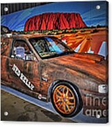 Ned Kelly's Car At Ayers Rock Acrylic Print