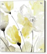 Neutral Abstract Floral Ii Acrylic Print
