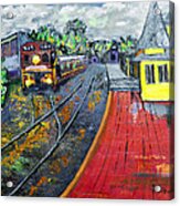 New Hope Pa Train Station Acrylic Print