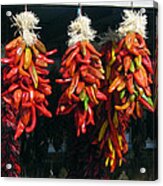 New Mexico Red Chili Peppers Acrylic Print