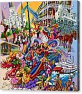 New Orleans In Color Acrylic Print