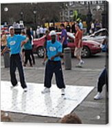 New Orleans - Street Performers - 121220 Acrylic Print