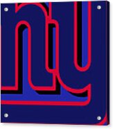 New York Giants Football Acrylic Print
