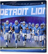 New York Jets V Detroit Lions Acrylic Print