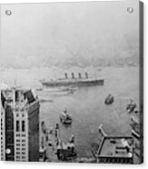 New York Lusitania, 1908 Acrylic Print