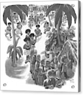 New Yorker February 20th, 1943 Acrylic Print