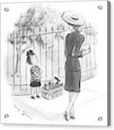 New Yorker September 25th, 1943 Acrylic Print