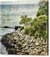 Newport Cliff Walk Acrylic Print