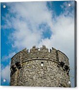 Newtown Castle Tower In Ireland's Burren Region Acrylic Print