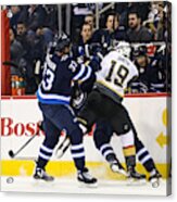 Nhl: Feb 01 Golden Knights At Jets Acrylic Print