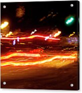 Night Traffic Acrylic Print