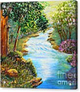 Nixon's A Luminous View Of The Rapidan River Acrylic Print