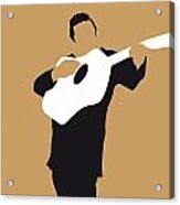 No010 My Johnny Cash Minimal Music Poster Acrylic Print