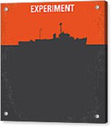 No126 My The Philadelphia Experiment Minimal Movie Poster Acrylic Print