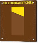 No149 My Willy Wonka And The Chocolate Factory Minimal Movie Poster Acrylic Print