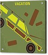 No412 My National Lampoons Vacation Minimal Movie Poster Acrylic Print