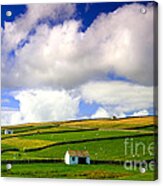 North Pennines Barns In Landscape Acrylic Print