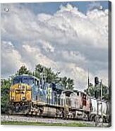 Northbound At Mortons Junction Acrylic Print