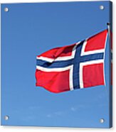 Norwegian Flag Acrylic Print