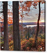 November Morning At The Lake Acrylic Print