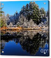 November Snow Acrylic Print