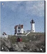 Nubble Lighthouse Acrylic Print