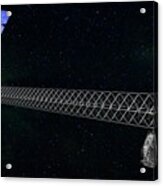 Nustar Space Telescope In Orbit Acrylic Print