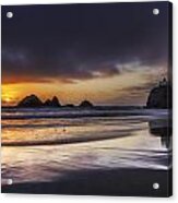 Ocean Beach Sunset Acrylic Print