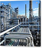 Oil Refinery Overall View Acrylic Print