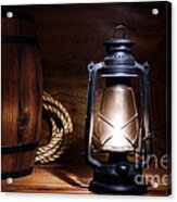 Old Kerosene Lantern Acrylic Print