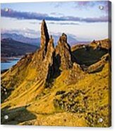 Old Man Of Storr The Pinnacle Acrylic Print