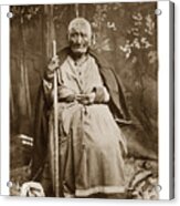 Omesia Teyoc, A Rumsen Woman  From Carmel California  1880 Acrylic Print