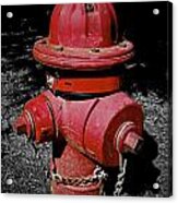 Old Red Fireplug Acrylic Print