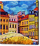 Old Town In Warsaw #1 Acrylic Print