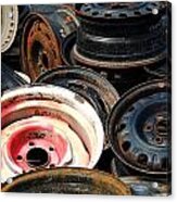 Old Wheels Acrylic Print