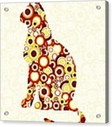 Orange Tabby - Animal Art Acrylic Print