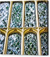 Ornate Leaded Lights - Window Acrylic Print