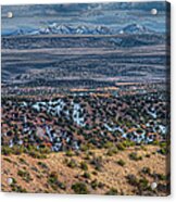 Ortiz Mountains Acrylic Print