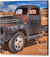 Out Of Work At Rhyolite Acrylic Print